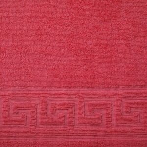 Prosoape Prosop de baie Bianca Cu Model Grecesc- fuchsia - 70x140 cm