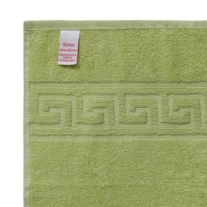 Prosop de baie Bianca Cu Model Grecesc- verde - 50x90 cm