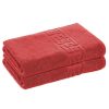 Set 2 Buc Prosoape De Baie Bianca 70x140 50x90 - Colectia Standard - Culoare Fuchsia